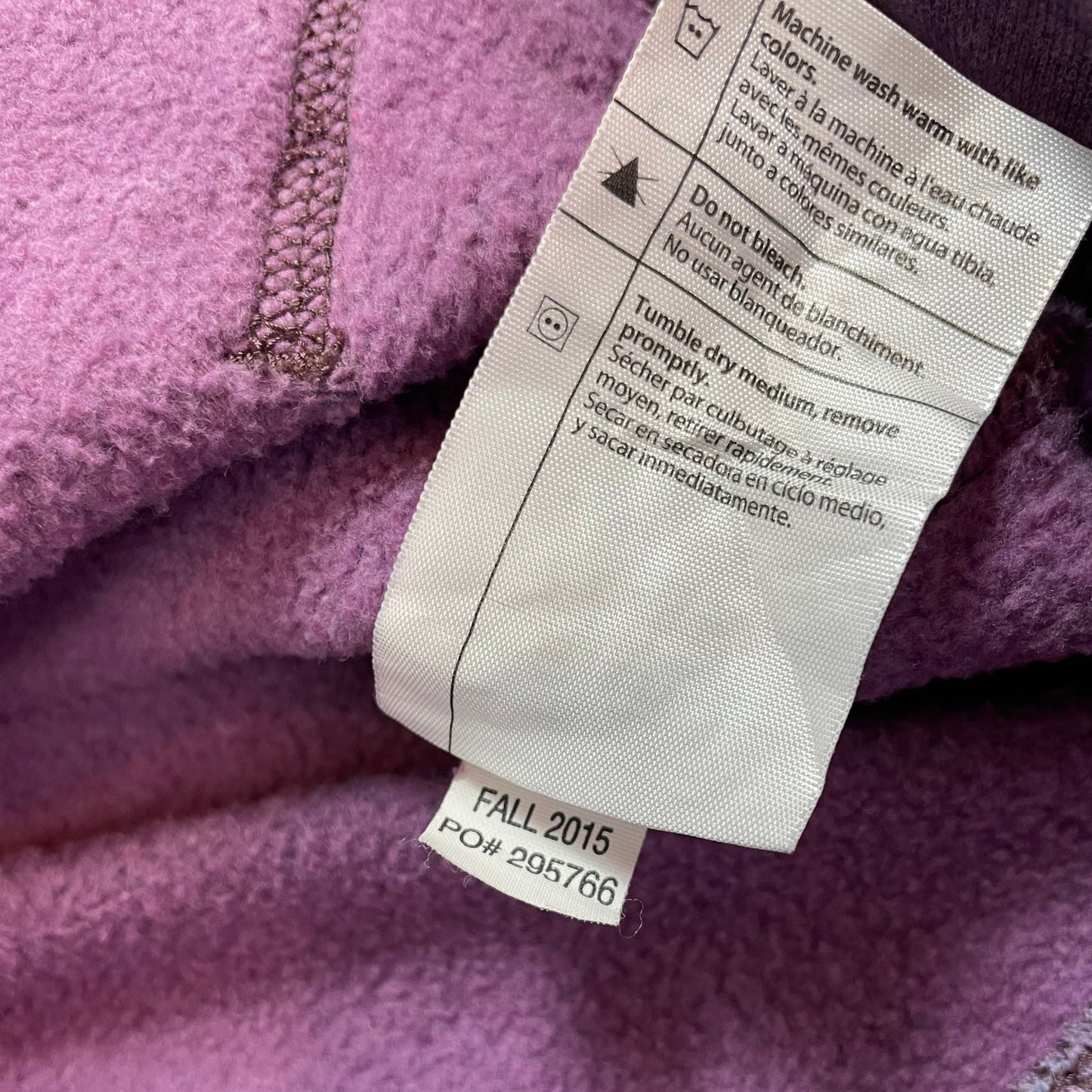 Carhartt Purple Zip Hoodie with Script Logo | Best Fit 8-10