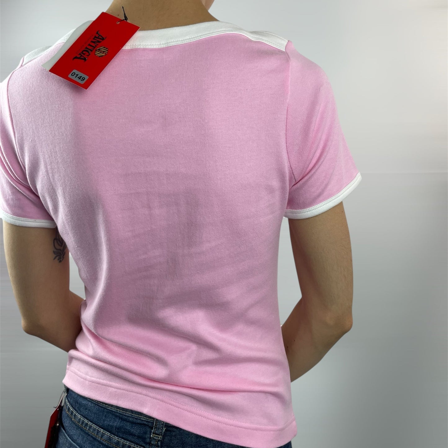 Deadstock Swiss “Gugus” Pink Candy Graphic T-Shirt - UK 8