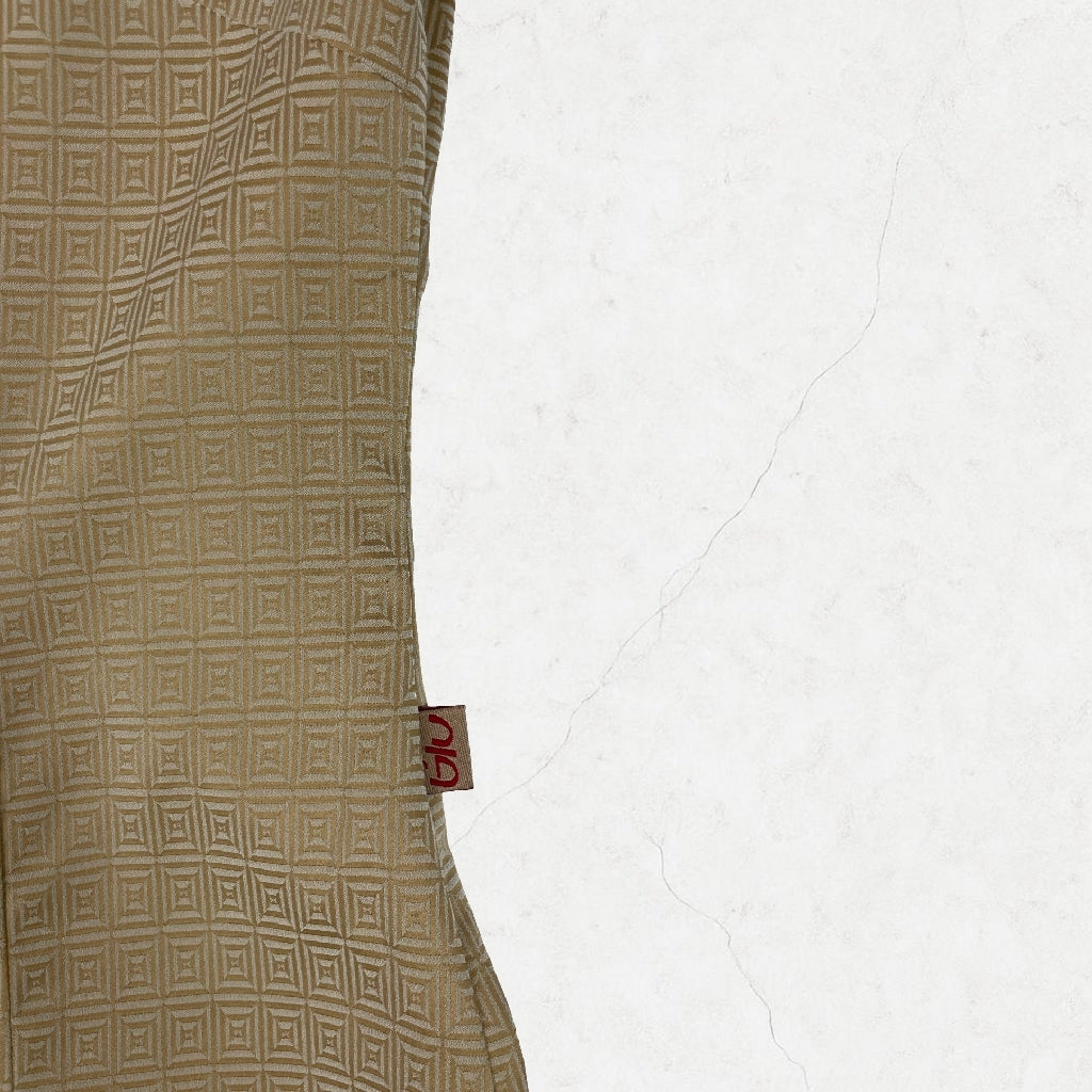 Byblos Blu Geometric Fitted Shirt - Made in Italy