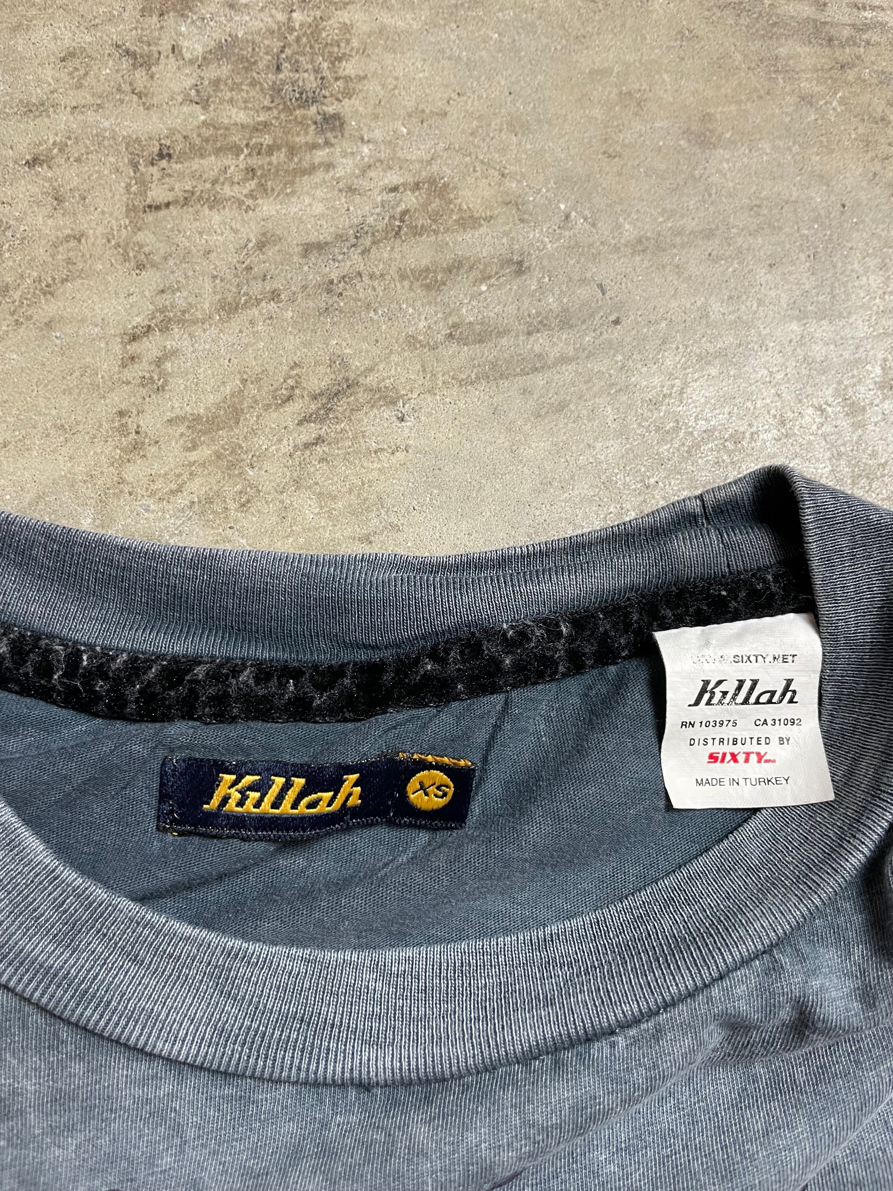 Vintage Y2K Killah Graphic Baby Tee with Pink Print | Best Fit UK 6