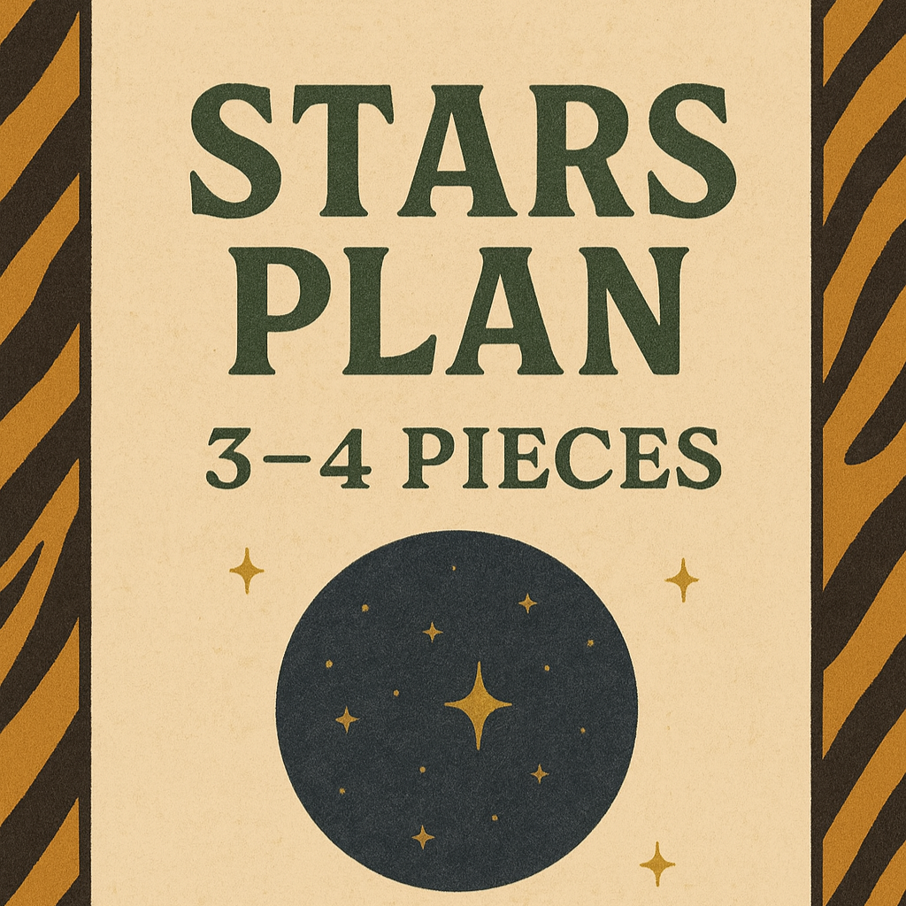 Stars Plan | 3-4 Pieces | Handpicked to your style