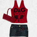 Red Hot Y2K D&G  - Antiga Outfit Box #1