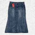 Vintage EAGAME Longline Fishtail Denim Skirt