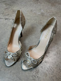 Vintage Y2K Guess Monogram Lace-Up Heels | UK 3.5