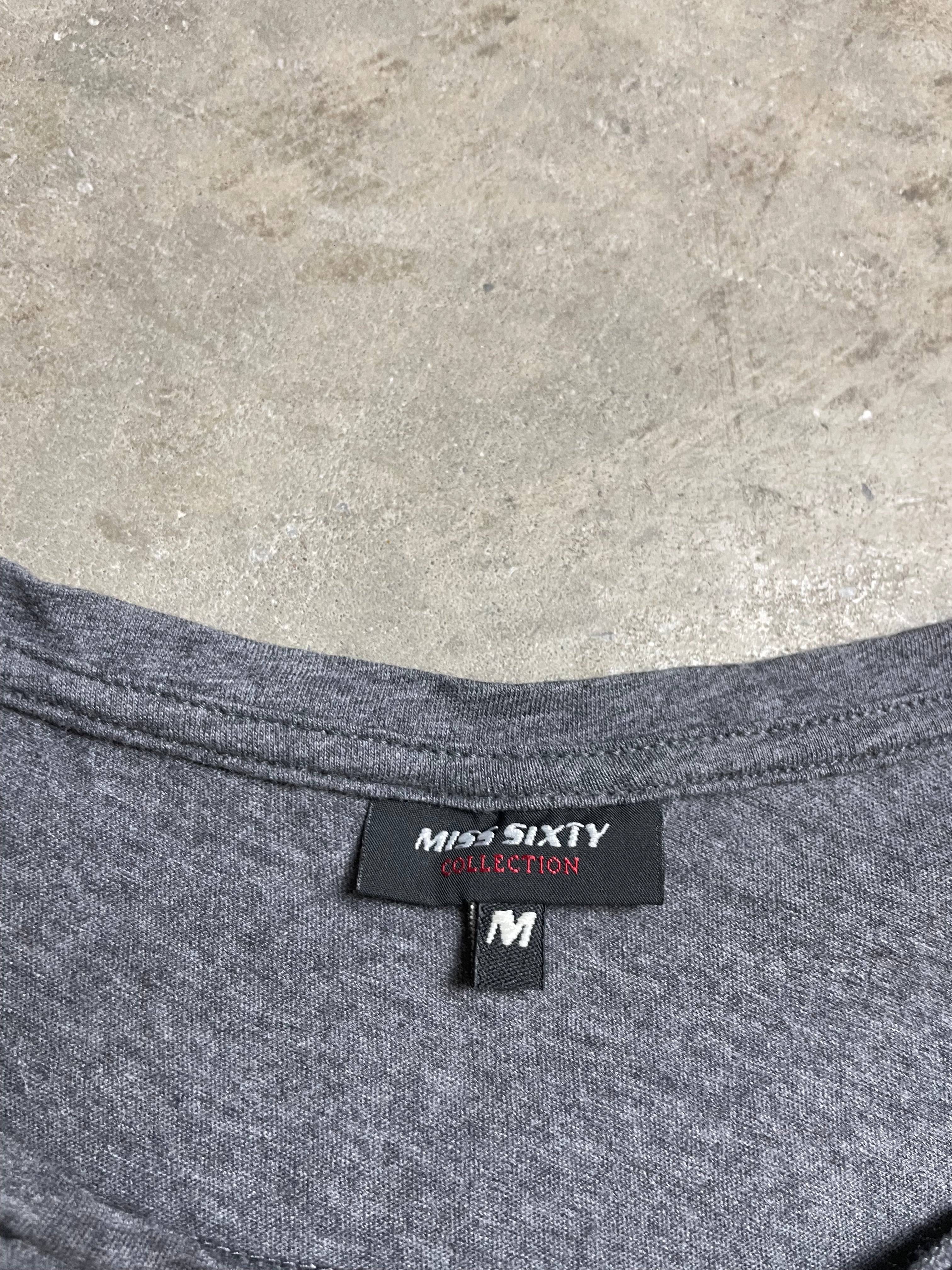 Rare Vintage Y2K Miss Sixty Graphic Tank Top | Best Fit UK 8