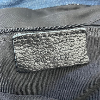 Vintage Upcycled Levi’s Denim & Leather Backpack - Made in Italy