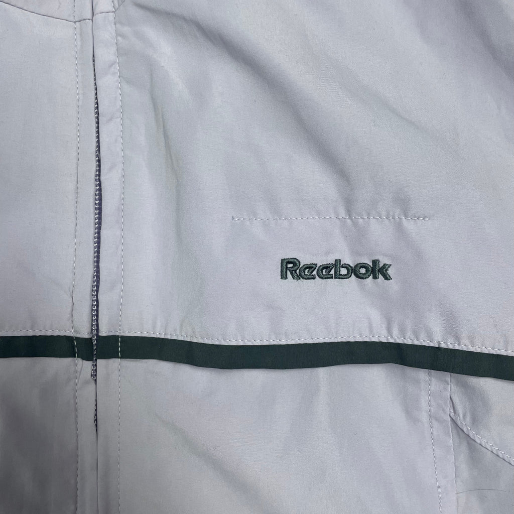 Y2K Reebok Essentials Lilac Zip-Up Track Jacket | UK 6-8