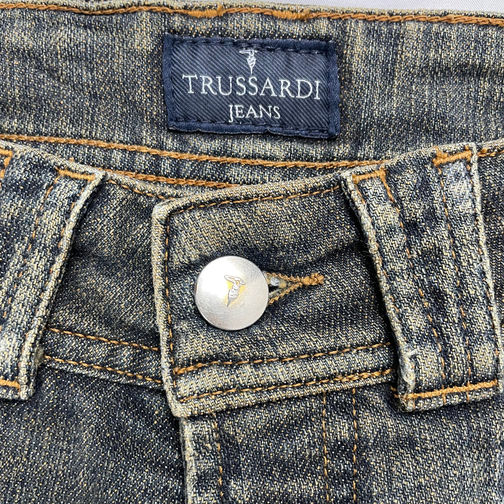 Trussardi Jeans – W28 L33 (UK 8) Low Rise Straight Leg Denim