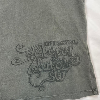 Y2K Diesel "Forever Brave" Graphic Tank Top - UK 8