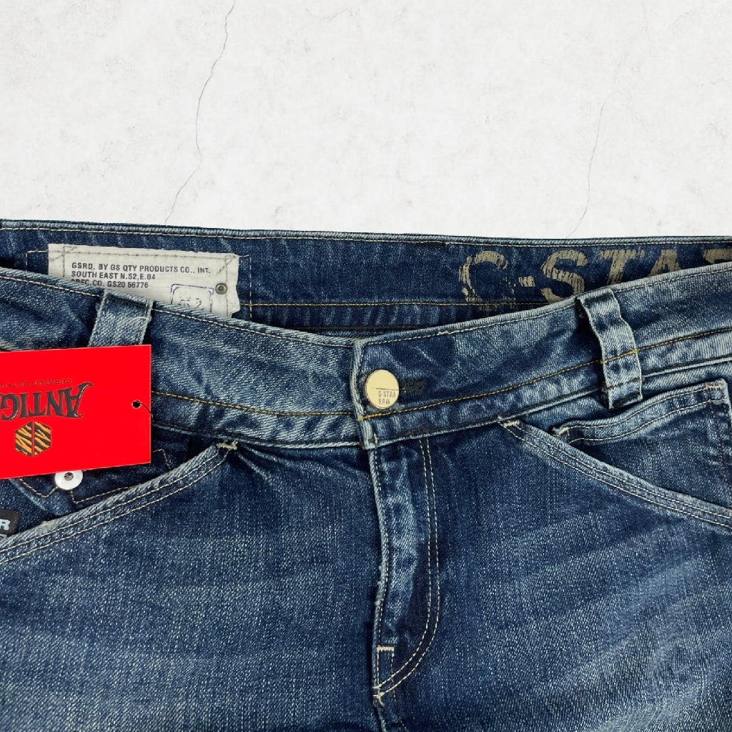 G-Star RAW Dark Wash Denim Mini Skirt