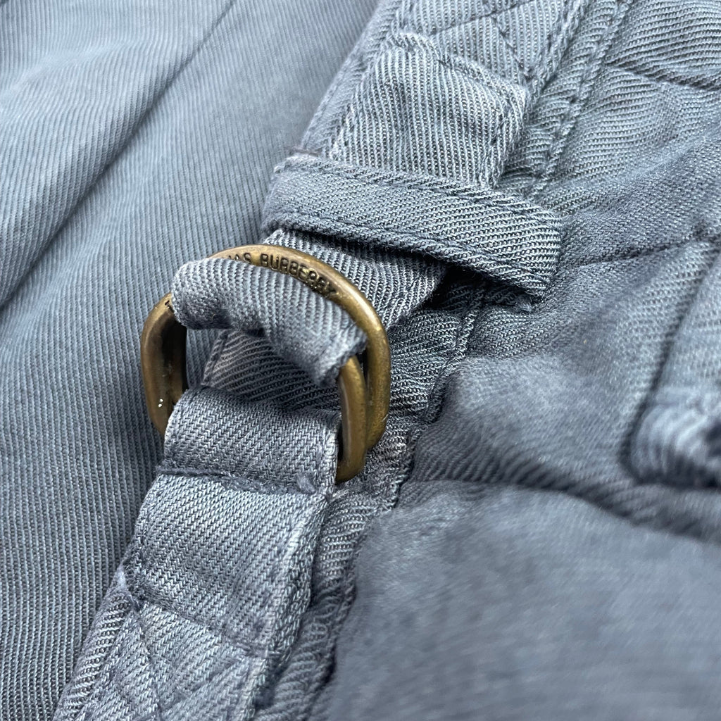 Rare Thomas Burberry Vintage Pleated Mini Skirt with Button Front - W30 UK 8