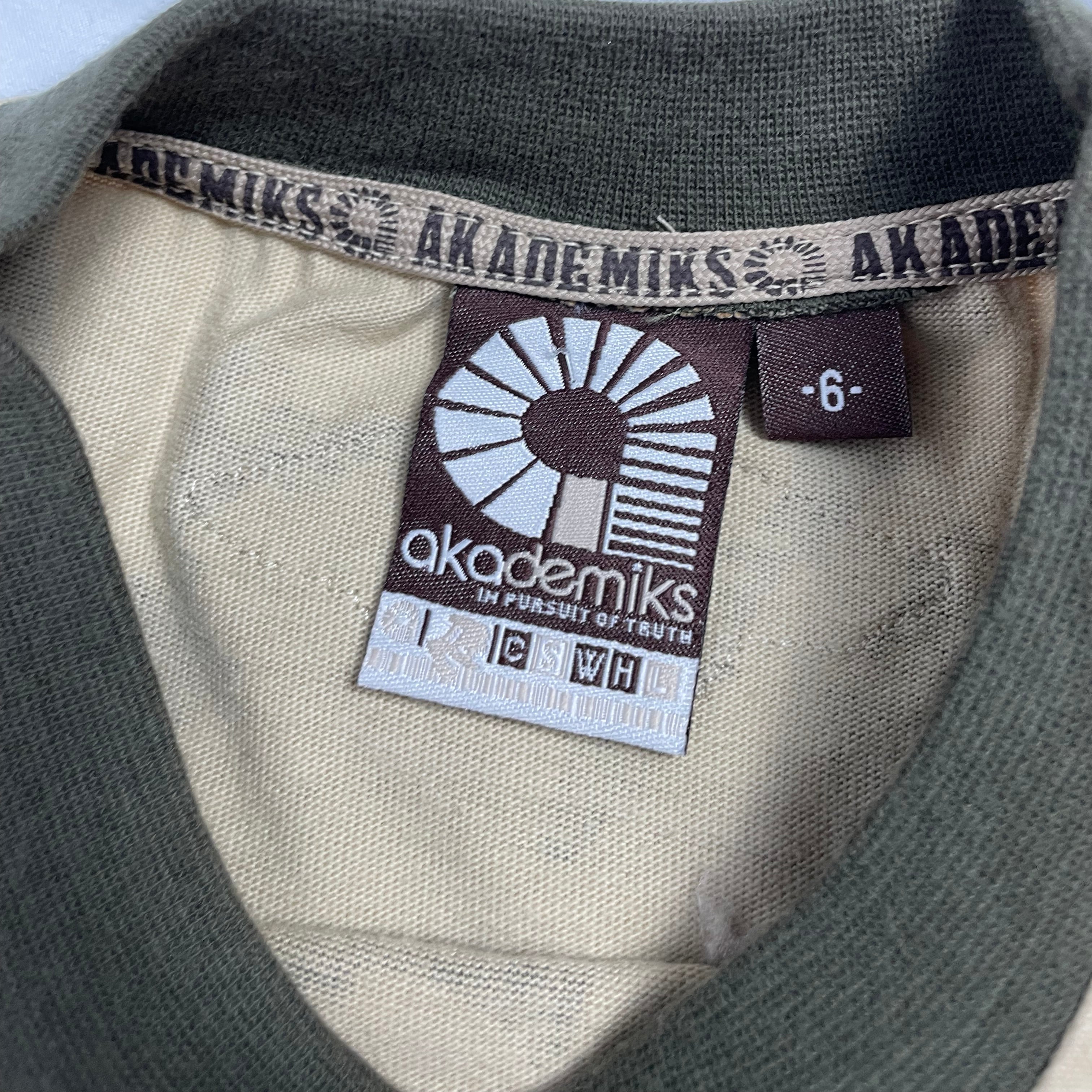 Y2K Akademiks Camo Patchwork Tee - Deadstock (XS-S)