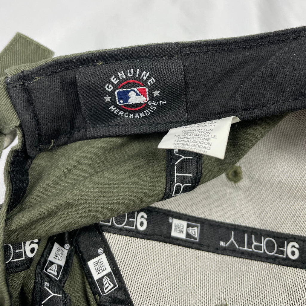 New Era Yankees 9FORTY Cap - Olive Green