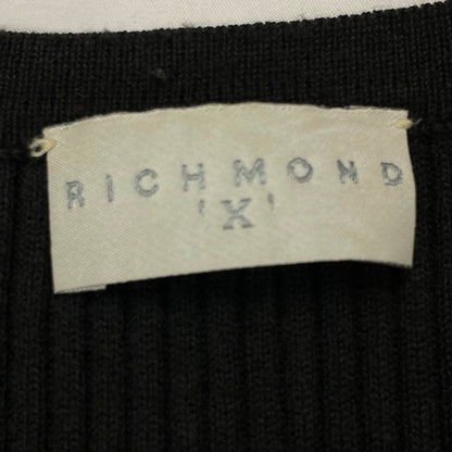 Richmond X Y2K Ribbed Knit Logo Sleeveless Top - 8-10