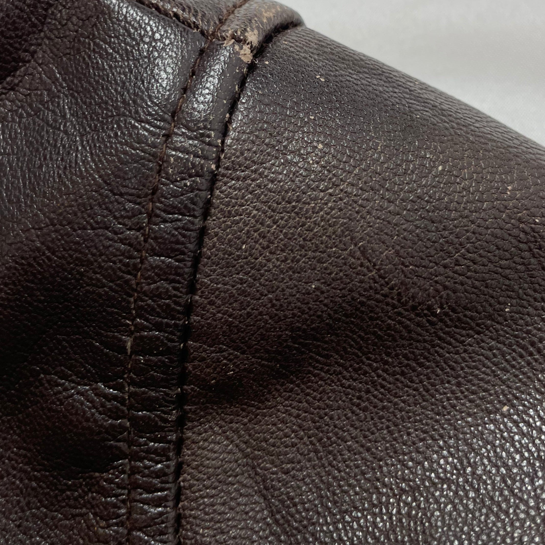 Vintage Stefanel Brown Real Leather Jacket - UK 8