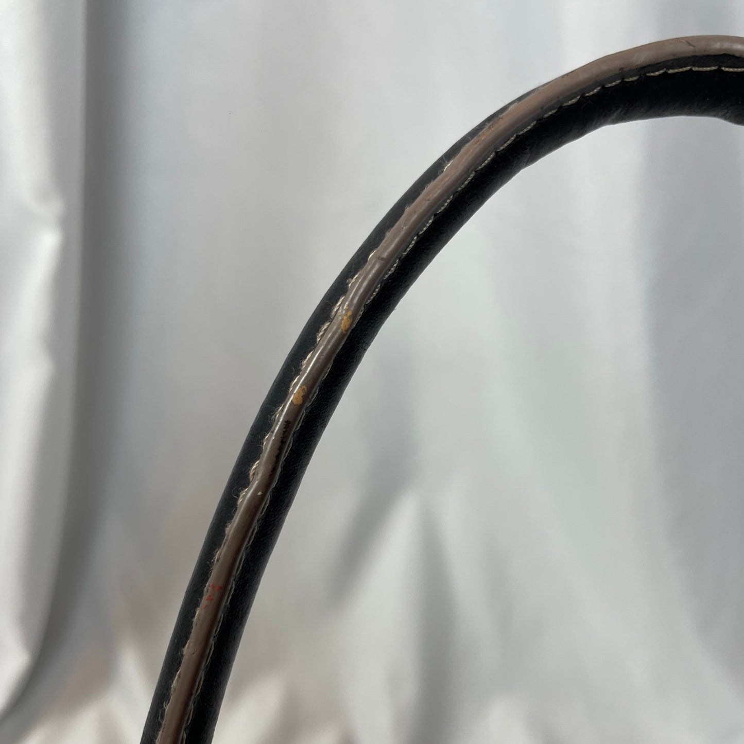 Vintage Black & Grey Canvas Tote Bag From Japan