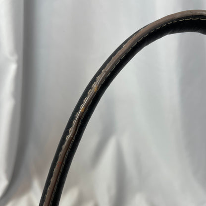 Vintage Black & Grey Canvas Tote Bag From Japan