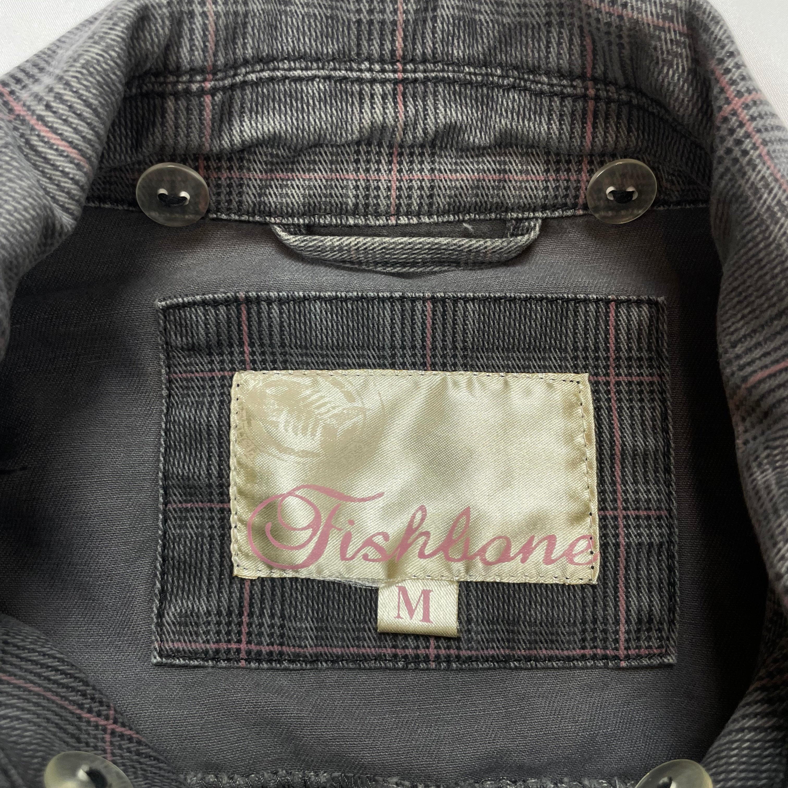 Fishbone Y2K Plaid Utility Jacket – UK 8