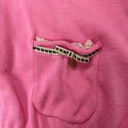 Dsquared² Pink Knit Top - Made in Italy - UK 6