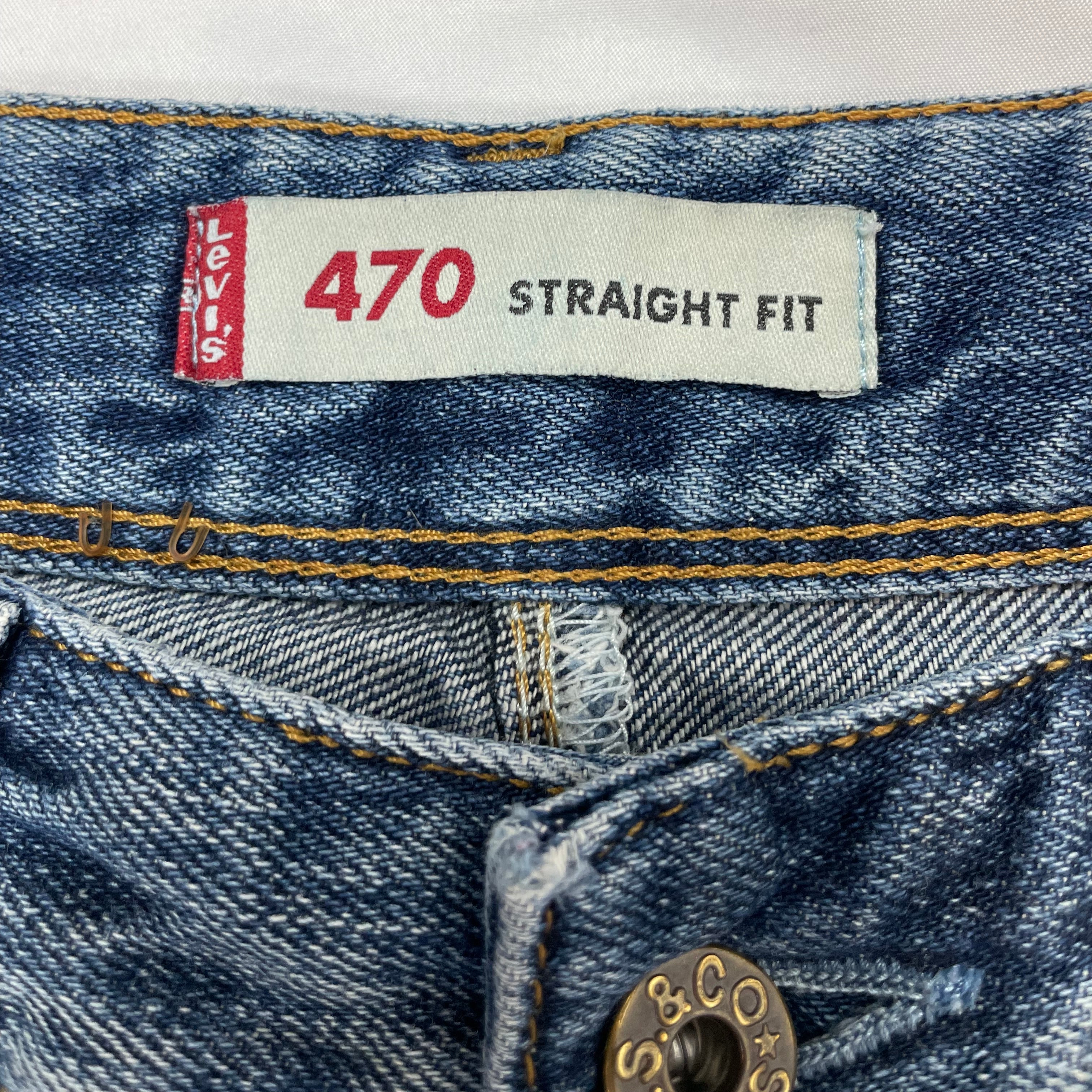 Levi’s 470 Straight Fit Vintage Jeans – W29 L32 - Best fit UK 6-8