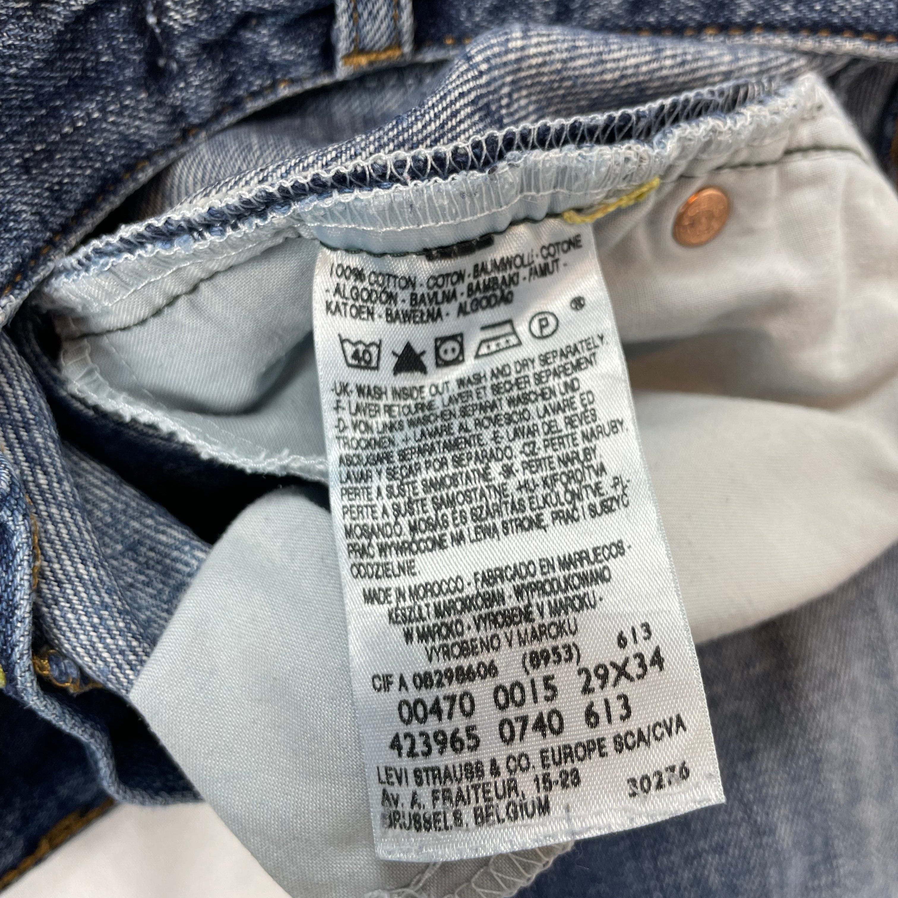 Levi’s 470 Straight Fit Vintage Jeans – W29 L32 - Best fit UK 6-8