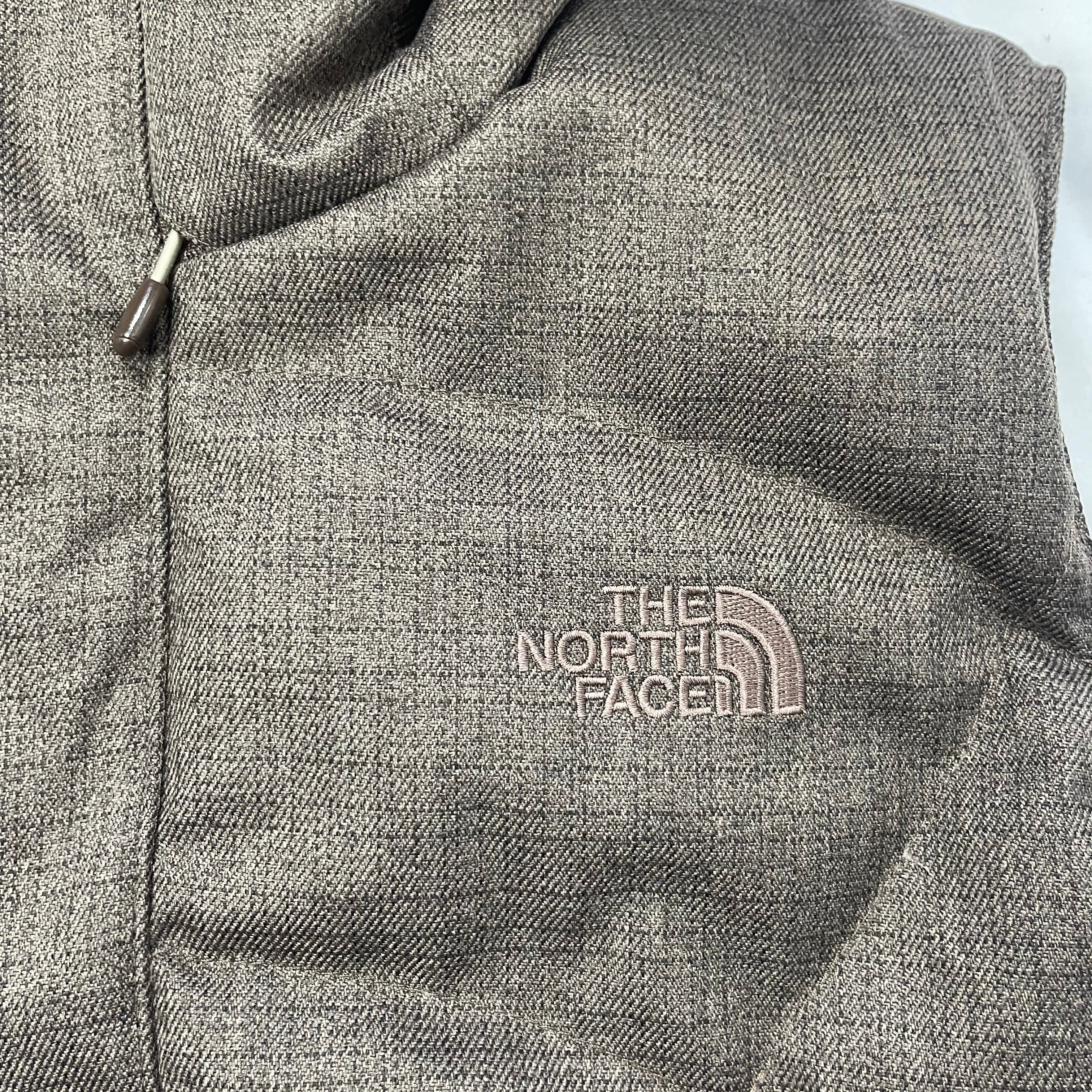 The North Face 600 Fill Brown Faux Fur Hooded Down Gilet - Women’s S