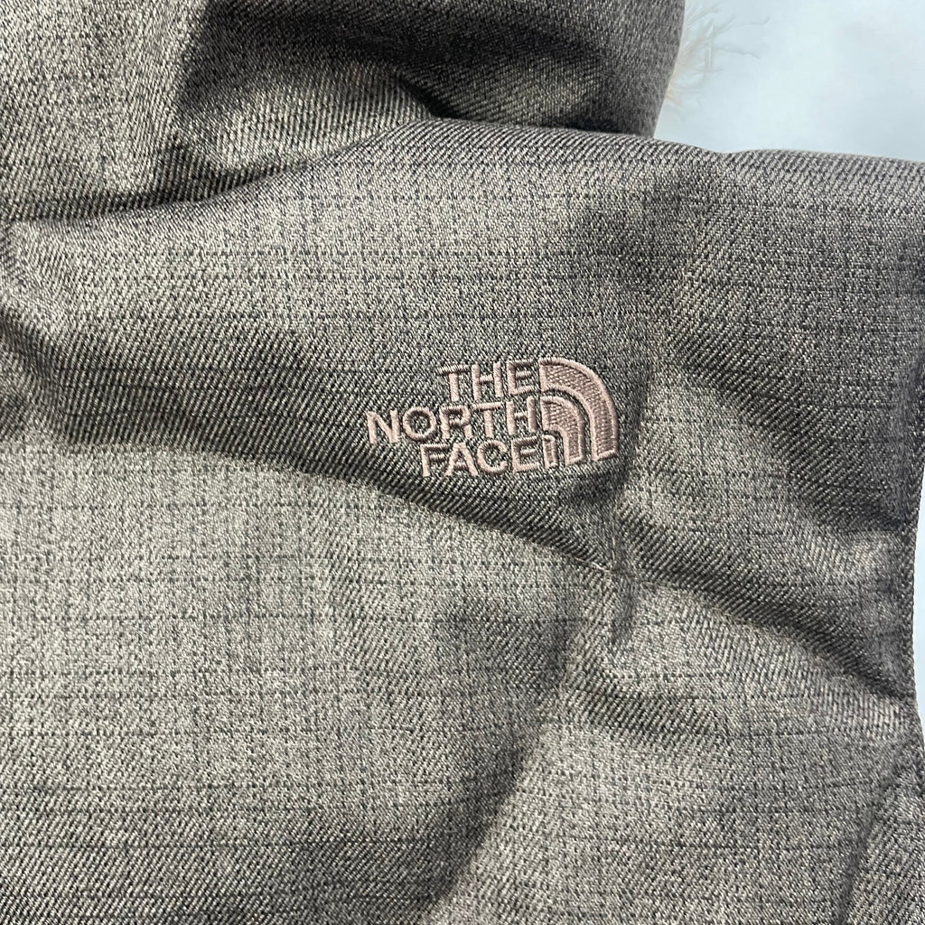 The North Face 600 Fill Brown Faux Fur Hooded Down Gilet - Women’s S