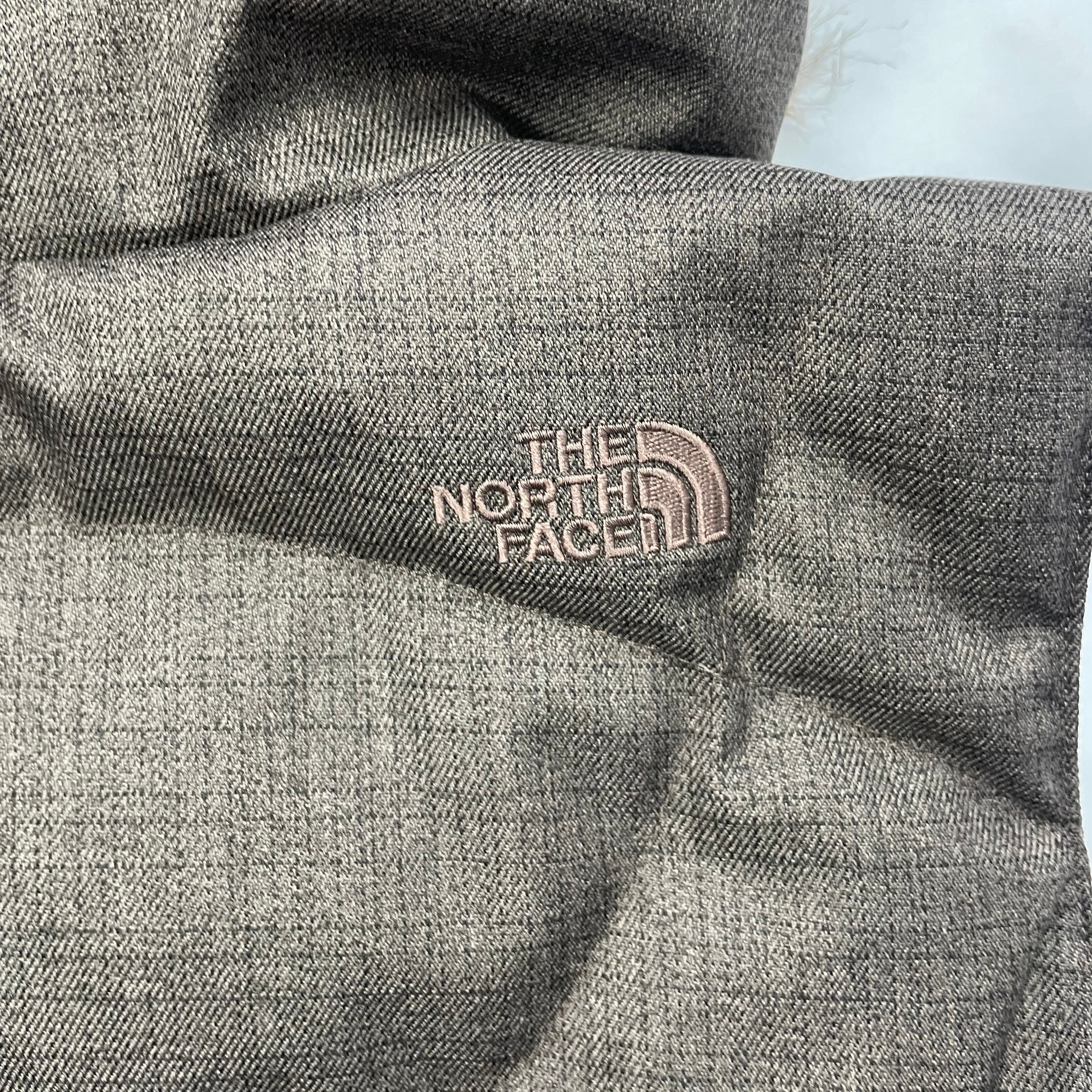 The North Face 600 Fill Brown Faux Fur Hooded Down Gilet - Women’s S