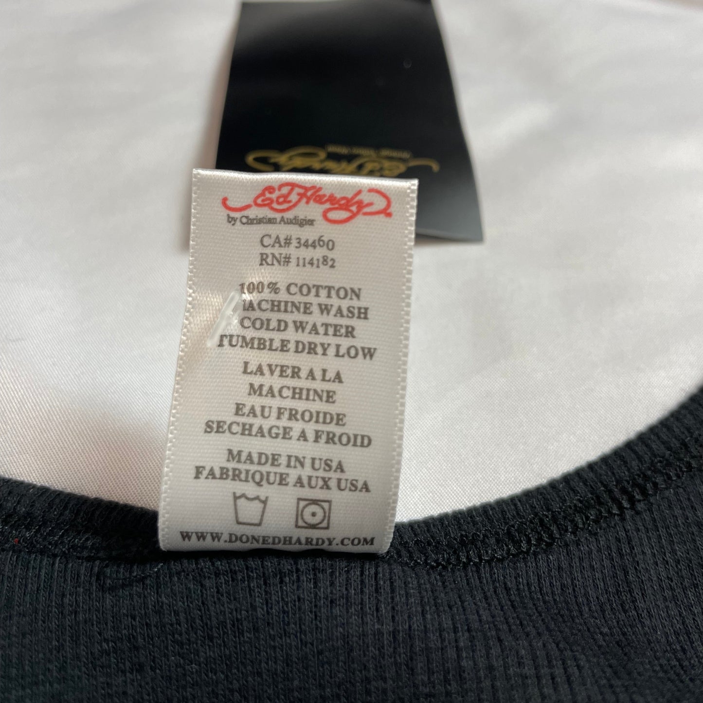 Ed Hardy Y2K Tiger Rhinestone Tank Top | Best Fit UK 8