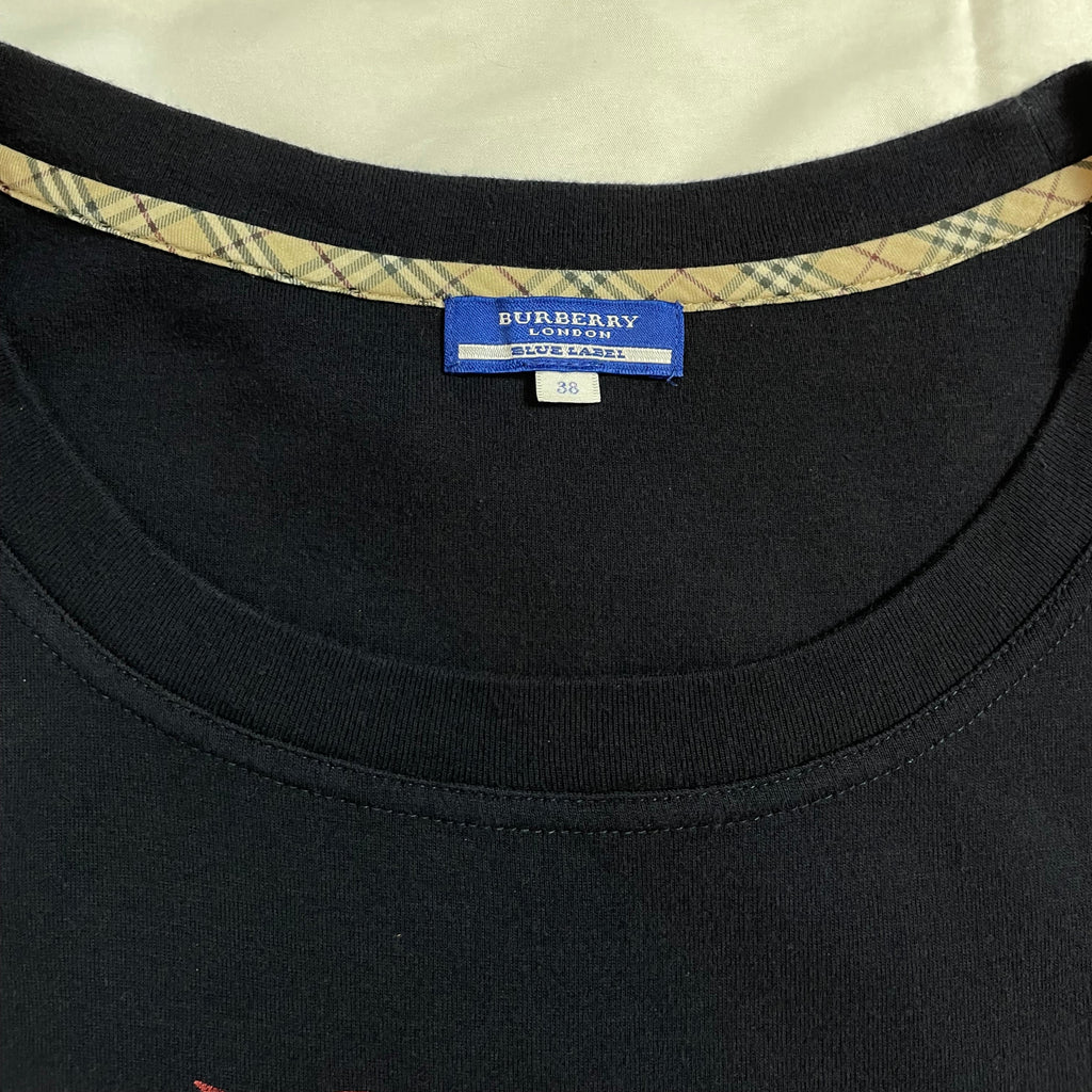 Burberry Blue Label Japan Archive Logo Tee UK 8–10