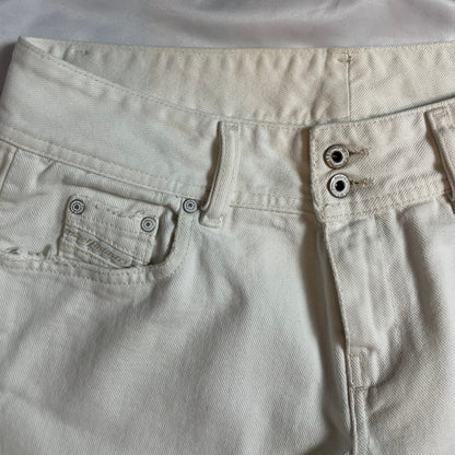 Y2K Diesel Number Patchwork Bootcut Jeans | W29, Best Fit UK 8-10