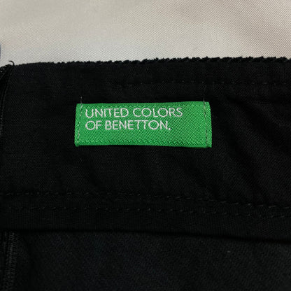 United Colors of Benetton Black Corduroy Mini Skirt | W31 UK 10-12