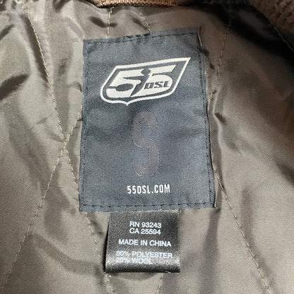 Y2K 55DSL by Diesel Houndstooth Wool Bomber Jacket | UK 8