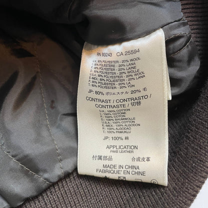 Y2K 55DSL by Diesel Houndstooth Wool Bomber Jacket | UK 8