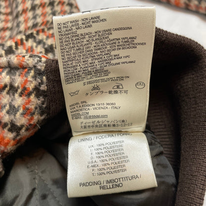 Y2K 55DSL by Diesel Houndstooth Wool Bomber Jacket | UK 8