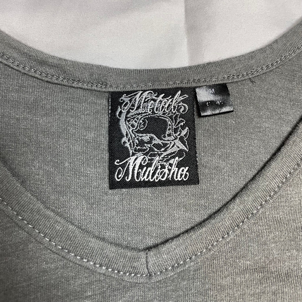 Y2K Metal Mulisha Skull & Rose Batwing Graphic Tee | UK 10-12