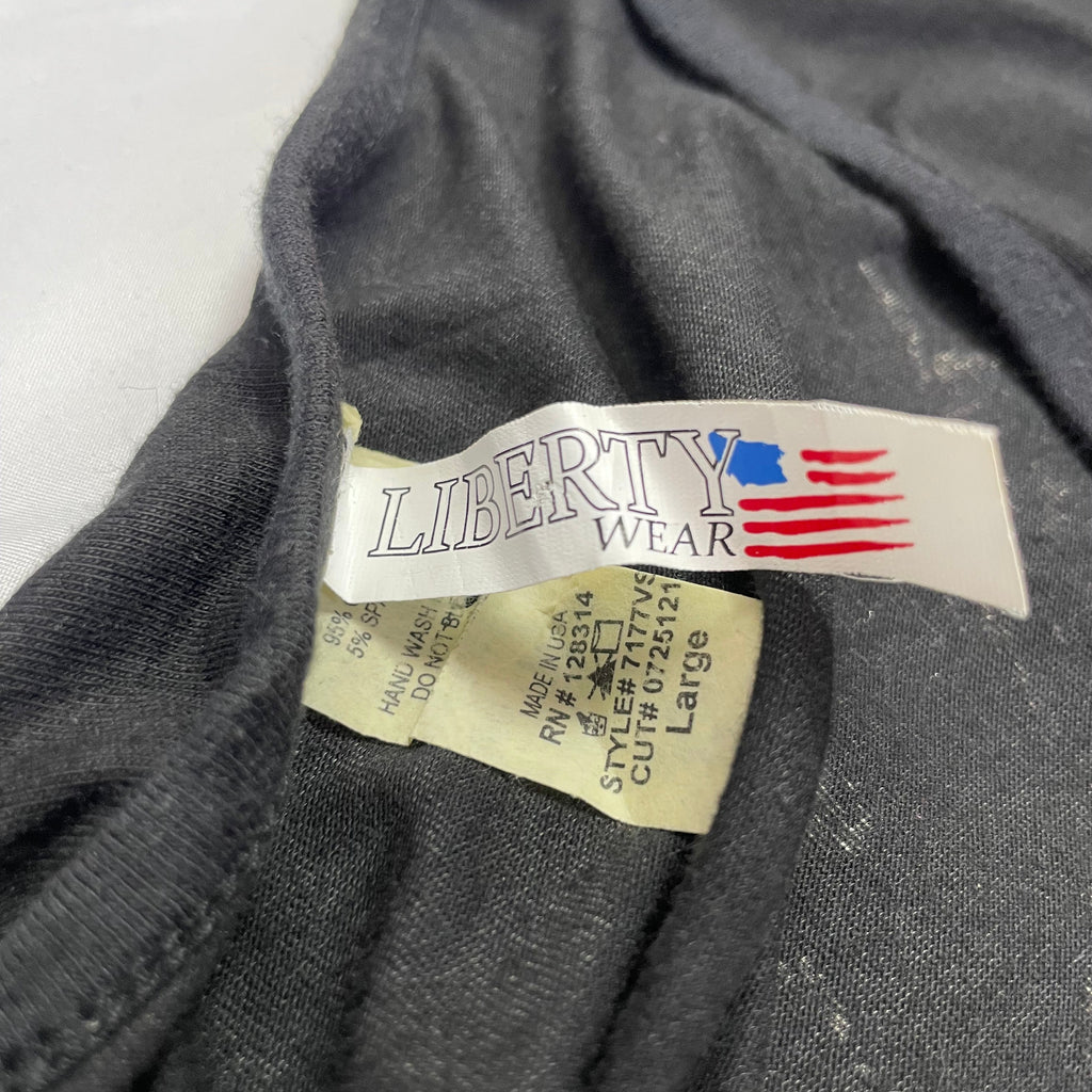 Vintage Y2K Liberty Wear Rhinestone Graphic Tee | Best Fit UK 12-14