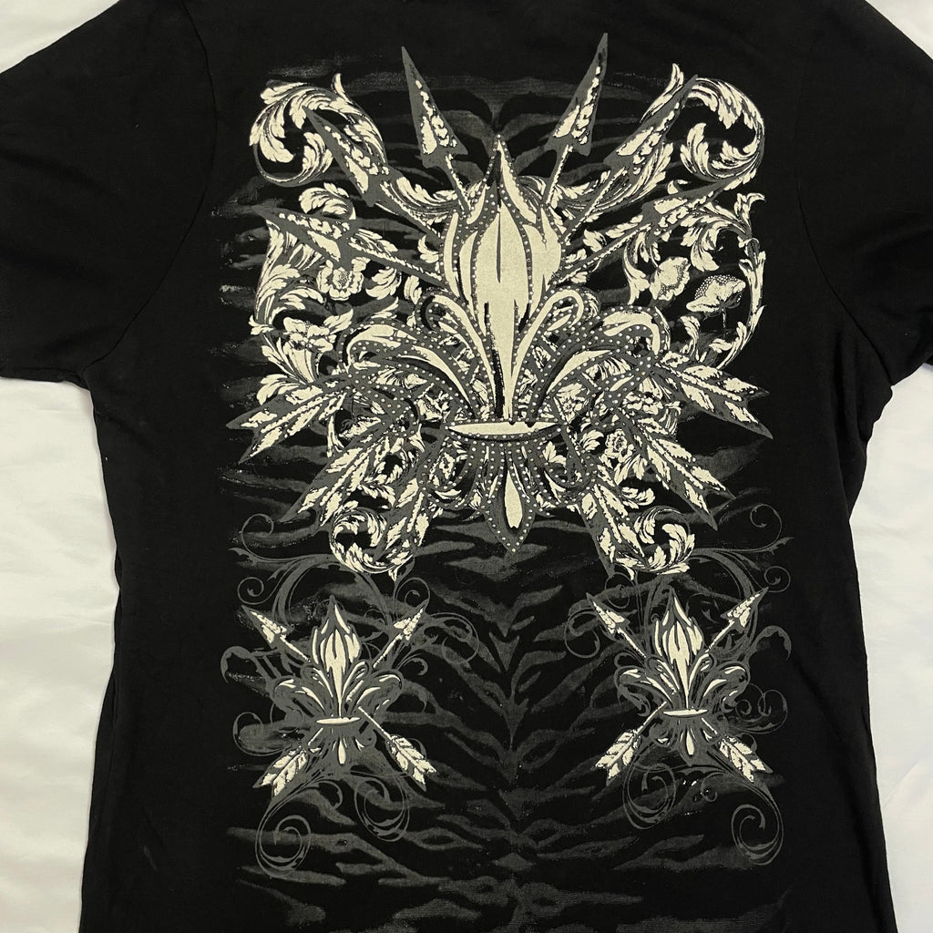 Vintage Y2K Liberty Wear Rhinestone Graphic Tee | Best Fit UK 12-14