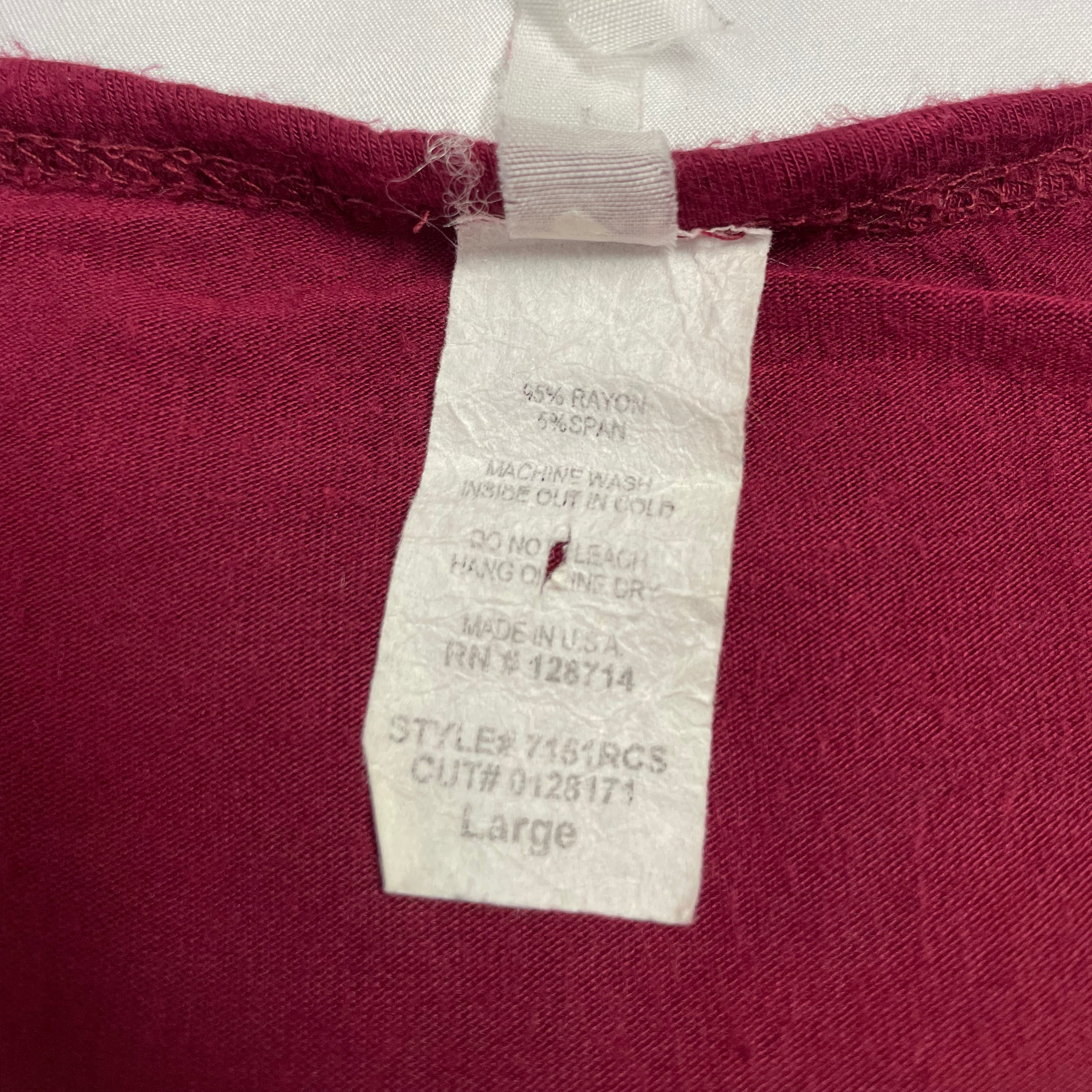 Vintage Y2K Liberty Wear Rhinestone Cross Tee | Best Fit UK 12-14