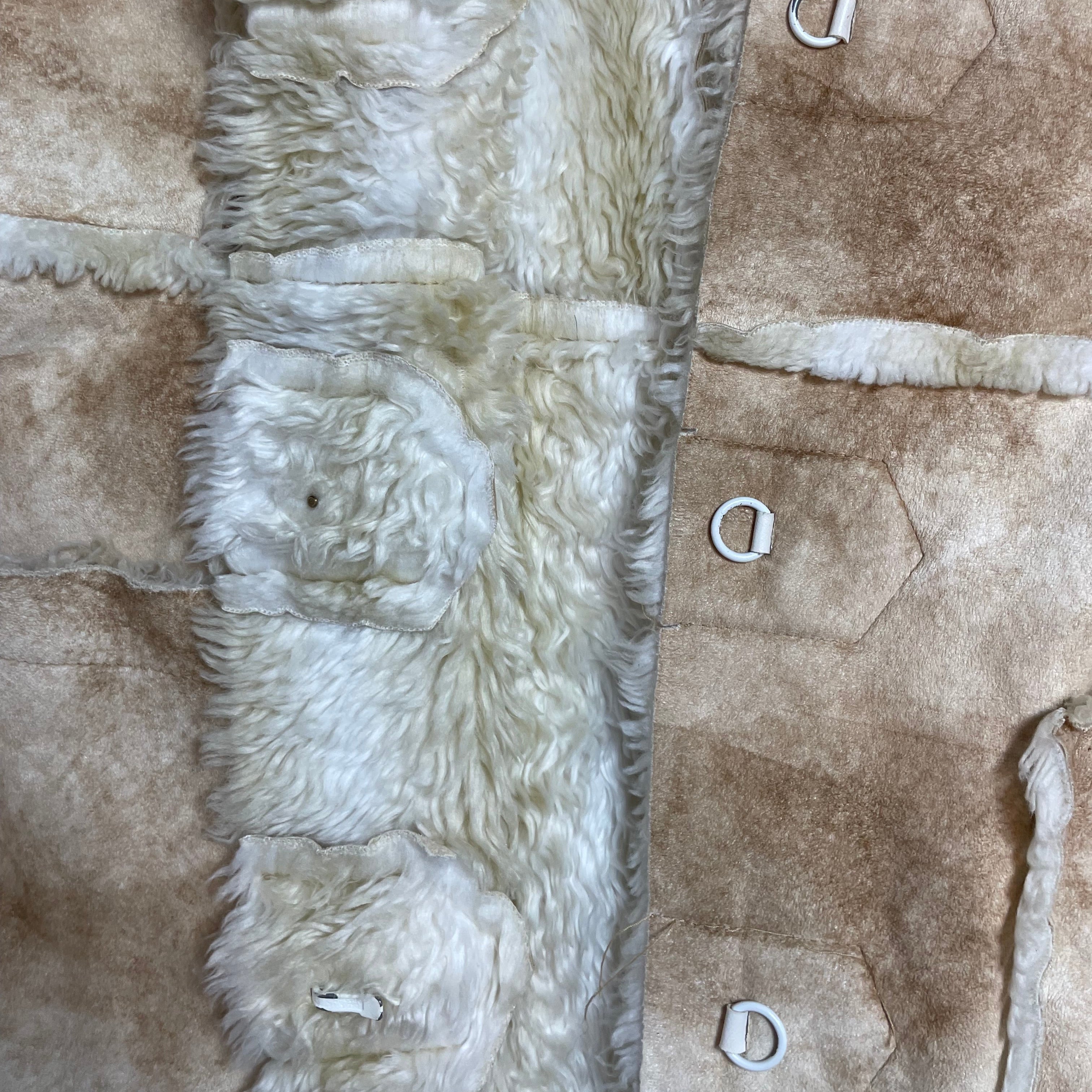 Vintage Energie Faux Shearling Maxi Coat | Best Fit UK 8-10