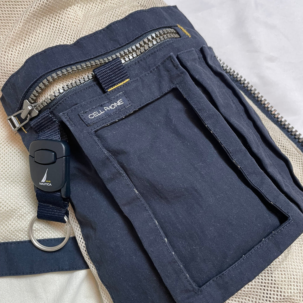 Vintage Nautica NS-83 Beige Sailing Jacket | Men's L