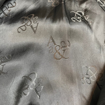 Vintage A&G Black Leather Bomber Jacket | Size L