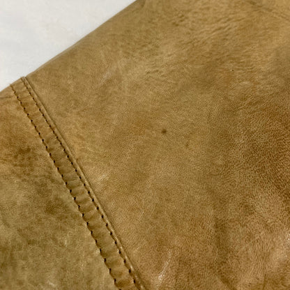 Vintage Different Tan Real Leather Jacket | Size L - XL