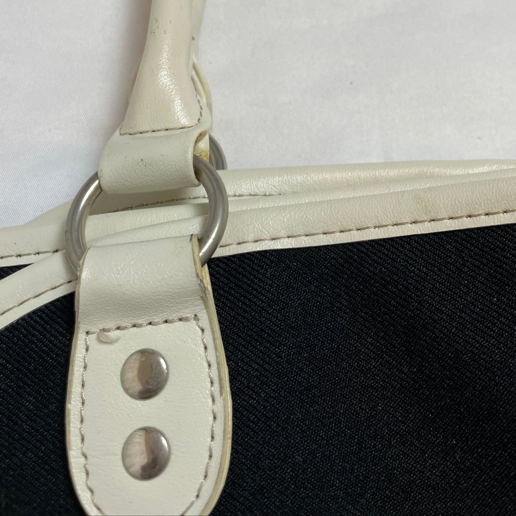 B.FIELD Black & Cream Canvas Tote Bag | From Japan