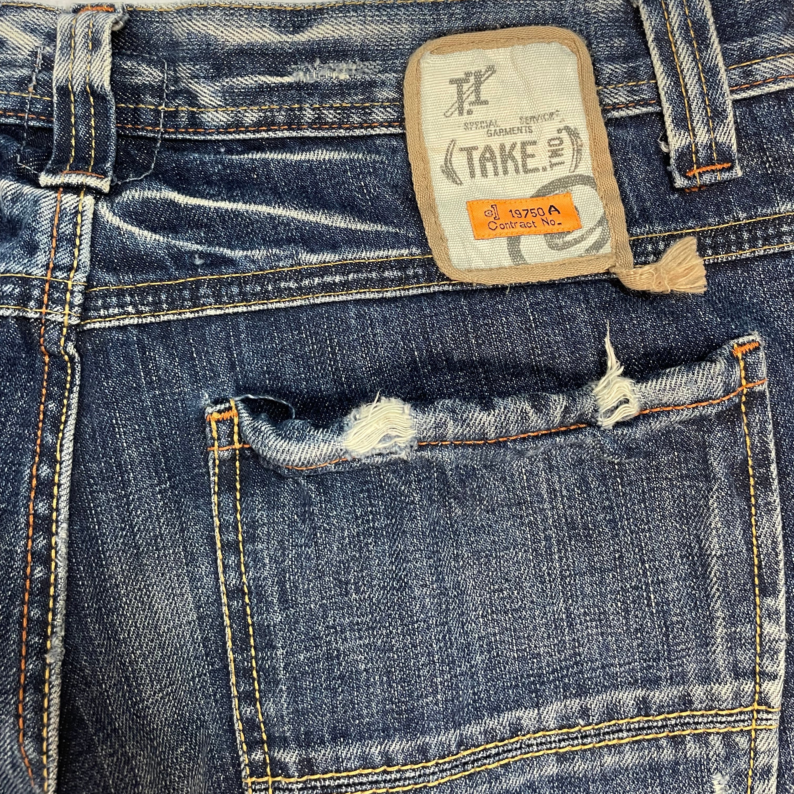 Take Two Italy Vintage Carpenter Denim Jeans | W33 L32 Best Fit UK 14