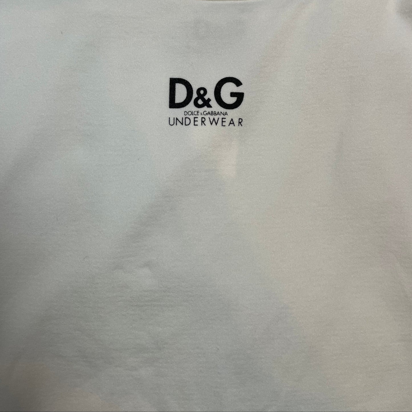 D&G Dolce & Gabbana Underwear Cream Cami Top (Made in Italy) | Best Fit UK 6