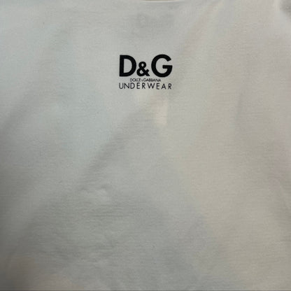 D&G Dolce & Gabbana Underwear Cream Cami Top (Made in Italy) | Best Fit UK 6