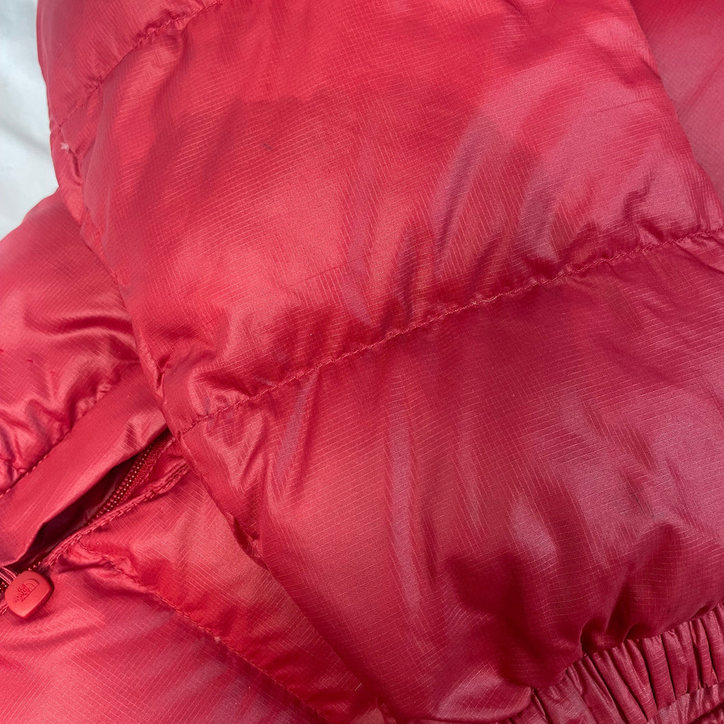 Rare Authentic The North Face Nuptse Alpha 700 LTD Down Jacket FW2011 (Red / Dark Oak) | Size M