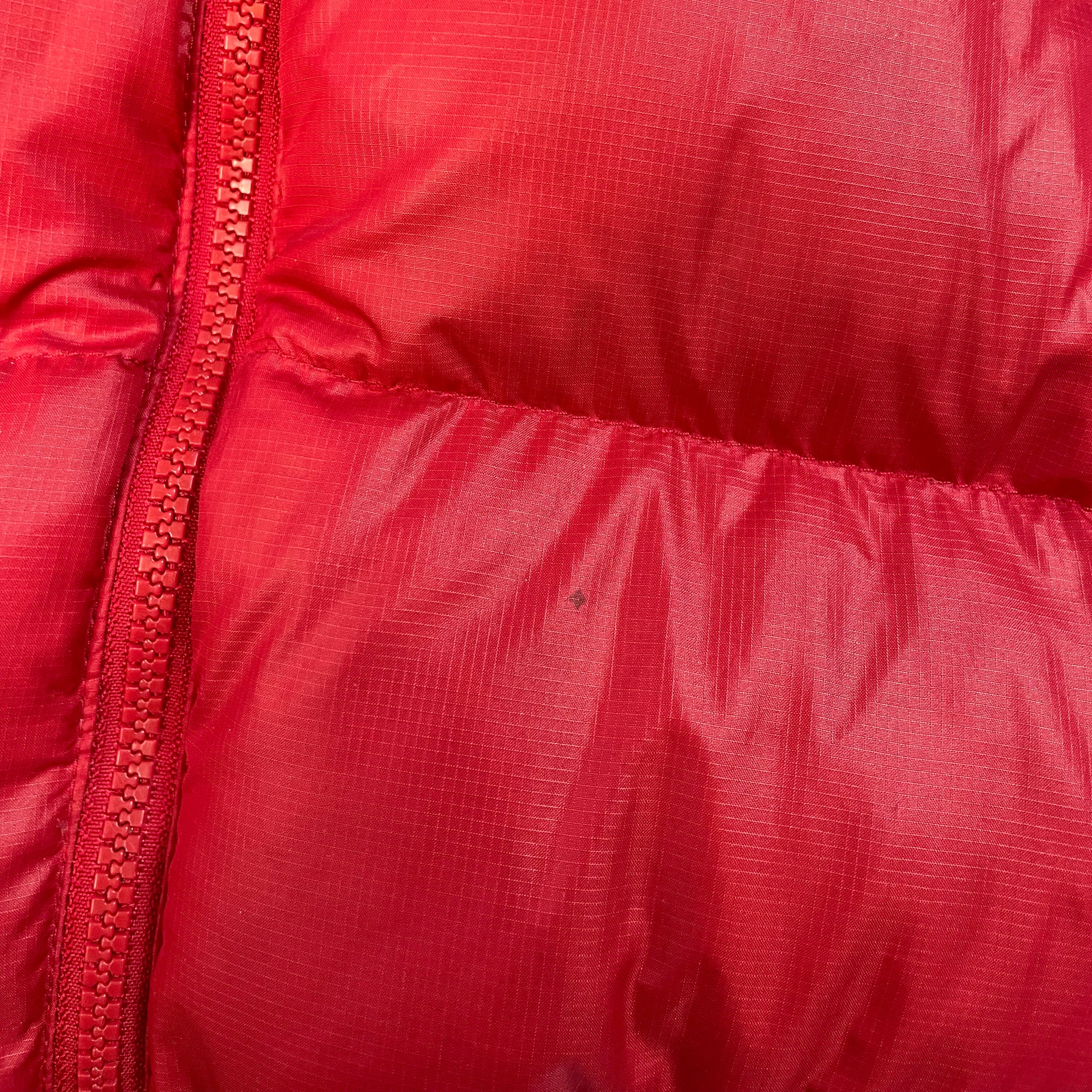 Rare Authentic The North Face Nuptse Alpha 700 LTD Down Jacket FW2011 (Red / Dark Oak) | Size M