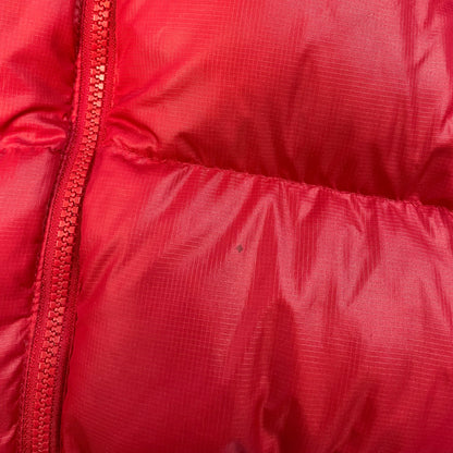 Rare Authentic The North Face Nuptse Alpha 700 LTD Down Jacket FW2011 (Red / Dark Oak) | Size M